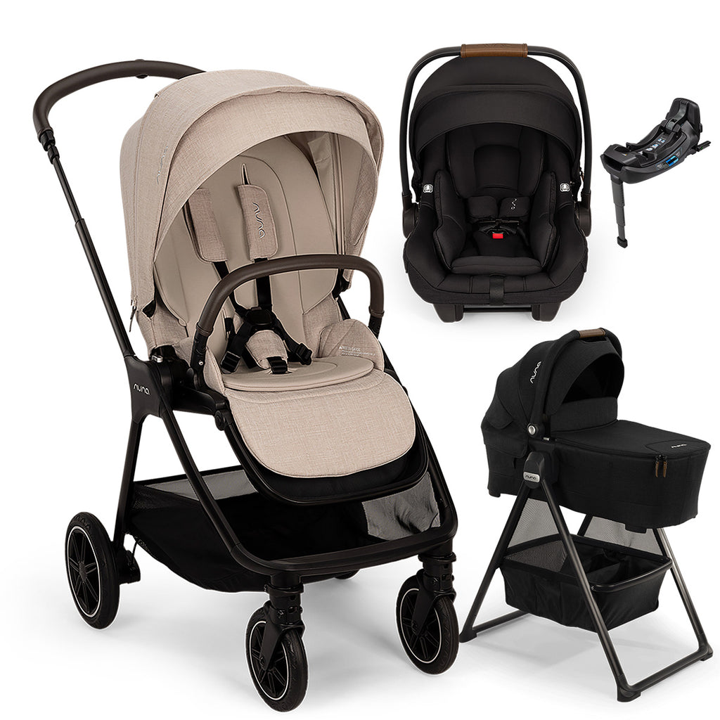 Nuna® TRIV Next™ + Bassinet + PIPA Aire / PIPA RX / PIPA Aire RX Travel System