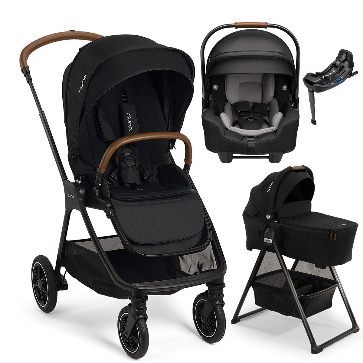 Nuna® TRIV Next™ + Bassinet + PIPA Aire / PIPA RX / PIPA Aire RX Trave