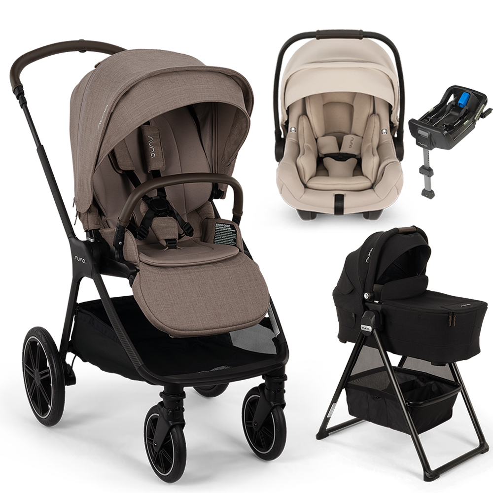 Nuna TRIV™ LX Stroller + Bassinet + PIPA Aire / PIPA RX / PIPA Aire RX Travel System
