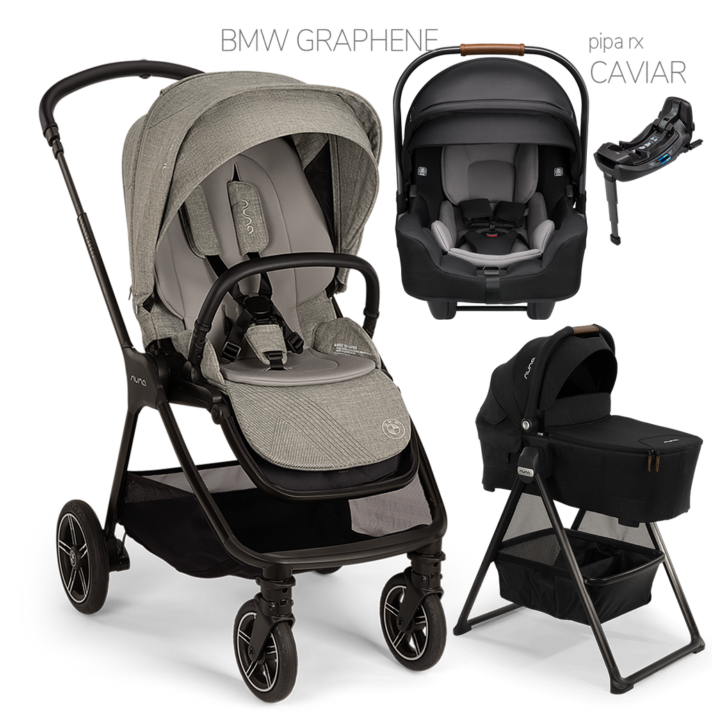 Nuna® TRIV Next™ + Bassinet + PIPA Aire / PIPA RX / PIPA Aire RX Travel System