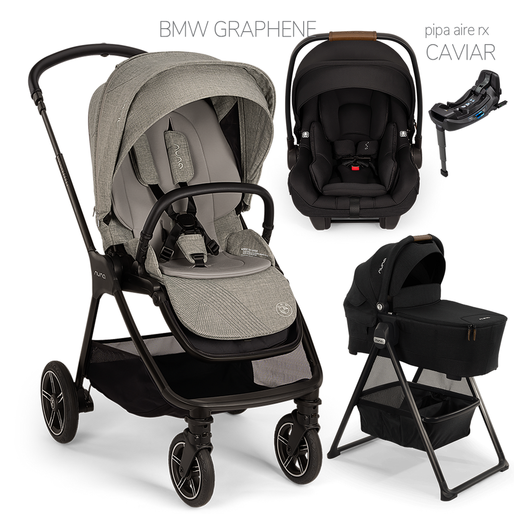 Nuna® TRIV Next™ + Bassinet + PIPA Aire / PIPA RX / PIPA Aire RX Travel System