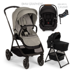 Nuna® TRIV Next™ + Bassinet + PIPA Aire / PIPA RX / PIPA Aire RX Travel System