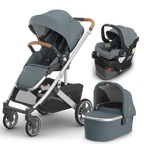 UPPAbaby Cruz V3 Stroller + Bassinet + Mesa/Aria Travel System