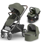 UPPAbaby Cruz V3 Stroller + Bassinet + Mesa/Aria Travel System