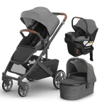 UPPAbaby Cruz V3 Stroller + Bassinet + Mesa/Aria Travel System