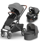 UPPAbaby Cruz V3 Stroller + Bassinet + Mesa/Aria Travel System