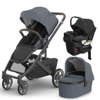 UPPAbaby Cruz V3 Stroller + Bassinet + Mesa/Aria Travel System