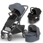 UPPAbaby Cruz V3 Stroller + Bassinet + Mesa/Aria Travel System
