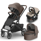 UPPAbaby Cruz V3 Stroller + Bassinet + Mesa/Aria Travel System