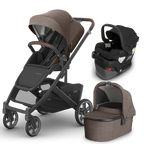 UPPAbaby Cruz V3 Stroller + Bassinet + Mesa/Aria Travel System
