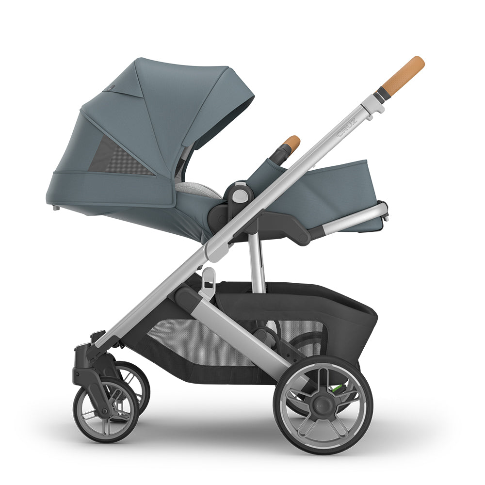 UPPAbaby Cruz V3 Stroller + Bassinet + Mesa/Aria Travel System