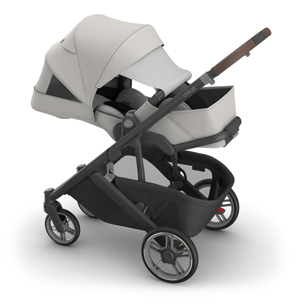 UPPAbaby Cruz V3 Stroller + Bassinet + Mesa/Aria Travel System