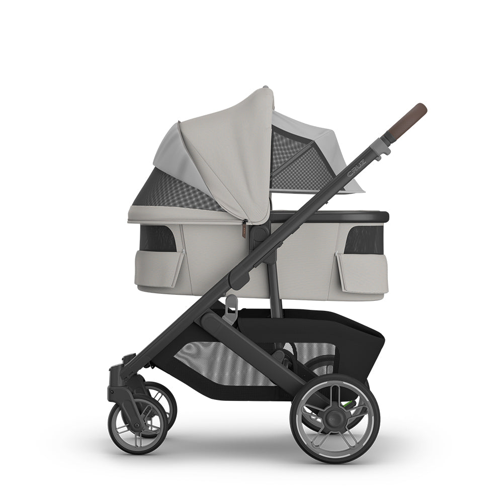 UPPAbaby Cruz V3 Stroller + Bassinet + Mesa/Aria Travel System