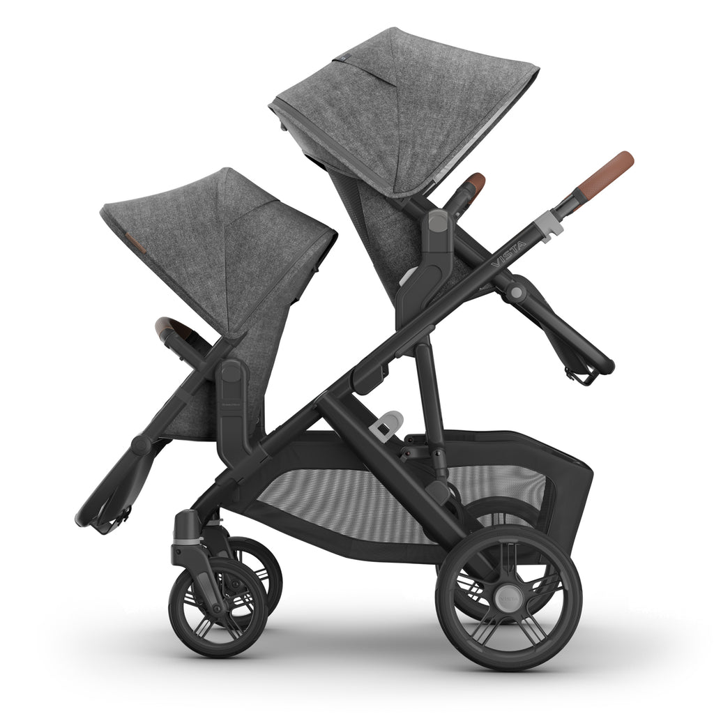 UPPAbaby Vista V3 Double Stroller for TWINS + 2 Bassinets + 2 Mesa/Aria Car Seats