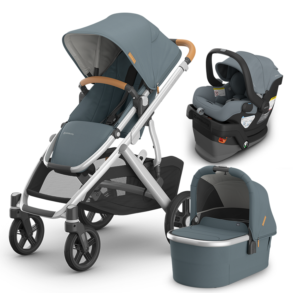 UPPAbaby Vista V3 Stroller + Bassinet + Mesa/Aria Travel System