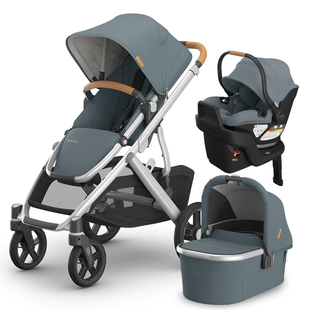 UPPAbaby Vista V3 Stroller + Bassinet + Mesa/Aria Travel System