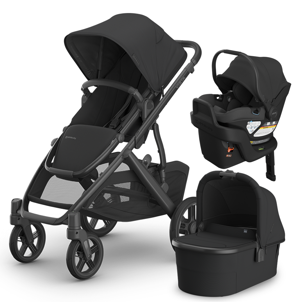 UPPAbaby Vista V3 Stroller + Bassinet + Mesa/Aria Travel System
