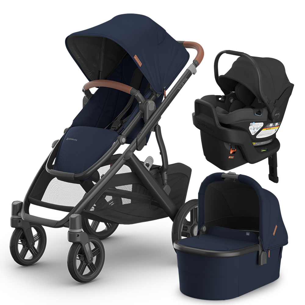UPPAbaby Vista V3 Stroller + Bassinet + Mesa/Aria Travel System