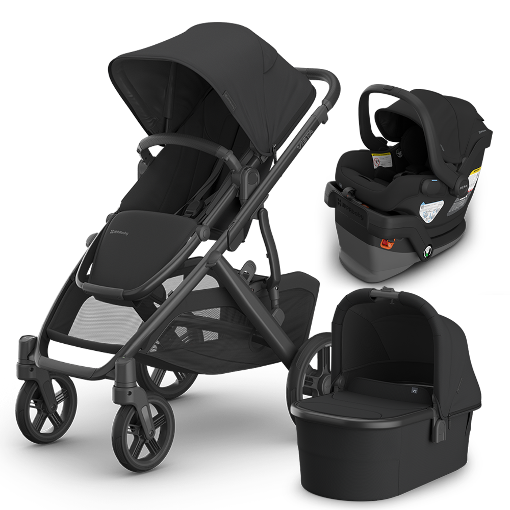 UPPAbaby Vista V3 Stroller + Bassinet + Mesa/Aria Travel System