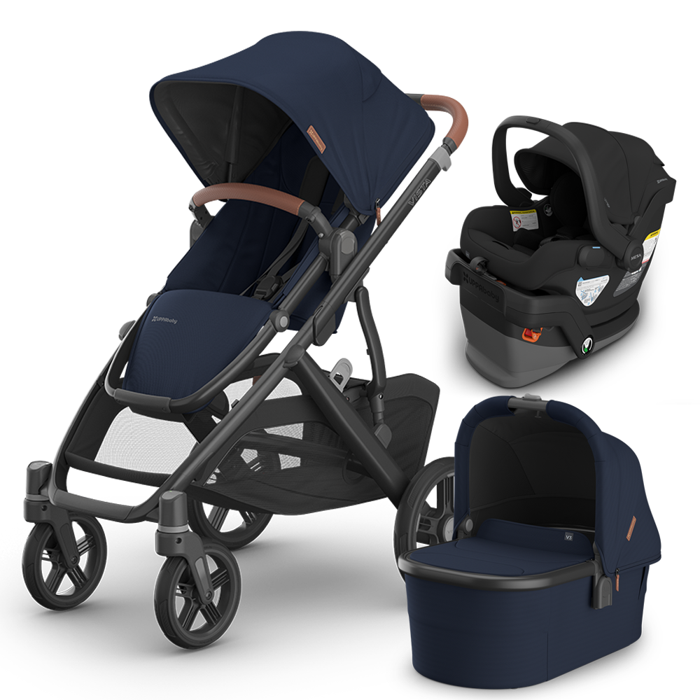 UPPAbaby Vista V3 Stroller + Bassinet + Mesa/Aria Travel System