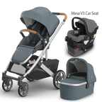 UPPAbaby Cruz V3 Stroller + Bassinet + Mesa/Aria Travel System