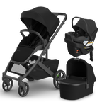 UPPAbaby Cruz V3 Stroller + Bassinet + Mesa/Aria Travel System