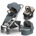 UPPAbaby Cruz V3 Stroller + Bassinet + Mesa/Aria Travel System