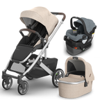UPPAbaby Cruz V3 Stroller + Bassinet + Mesa/Aria Travel System