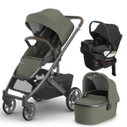 UPPAbaby Cruz V3 Stroller + Bassinet + Mesa/Aria Travel System