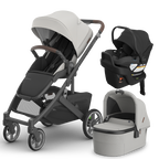 UPPAbaby Cruz V3 Stroller + Bassinet + Mesa/Aria Travel System