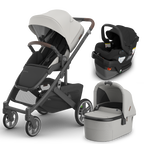 UPPAbaby Cruz V3 Stroller + Bassinet + Mesa/Aria Travel System