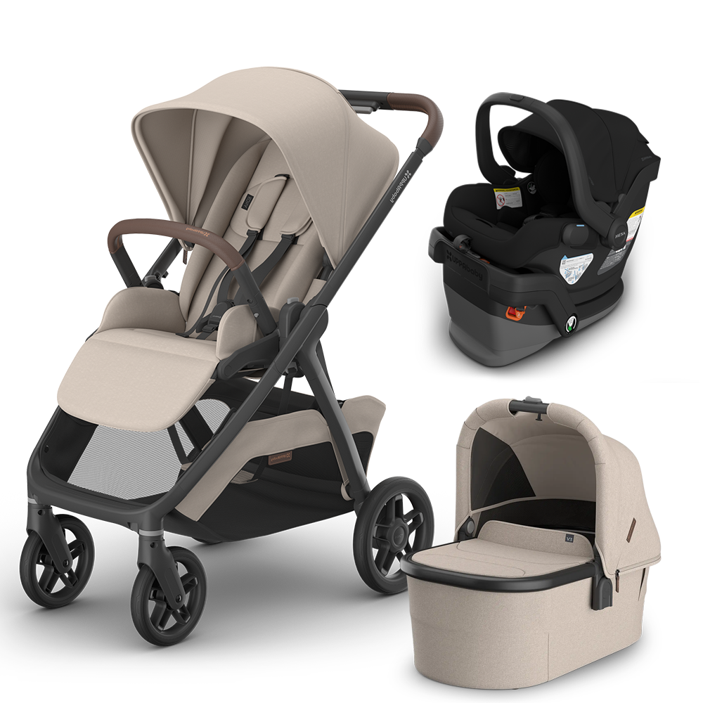 UPPAbaby Kona Stroller + Bassinet + Mesa/Aria Travel System