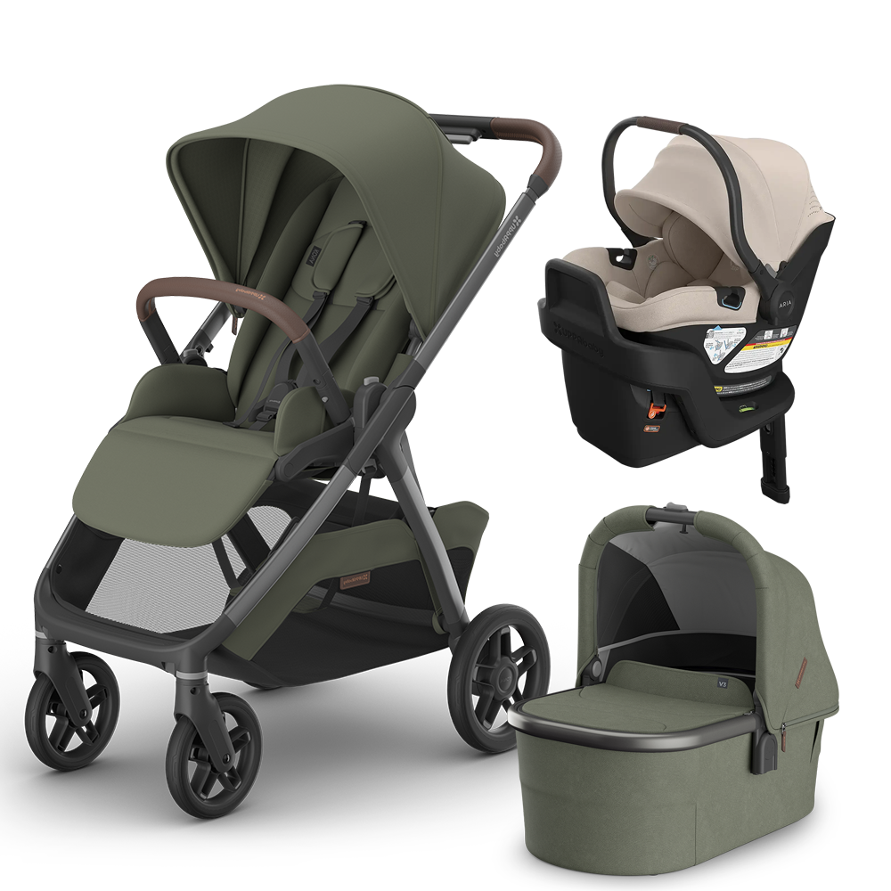 UPPAbaby Kona Stroller + Bassinet + Mesa/Aria Travel System