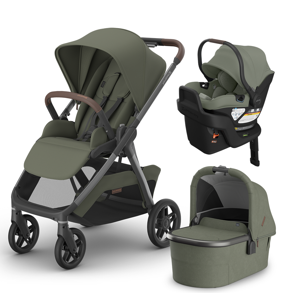 UPPAbaby Kona Stroller + Bassinet + Mesa/Aria Travel System