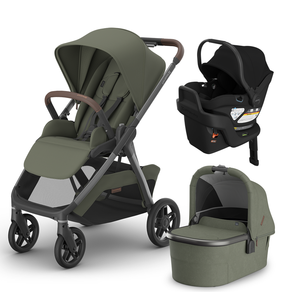 UPPAbaby Kona Stroller + Bassinet + Mesa/Aria Travel System