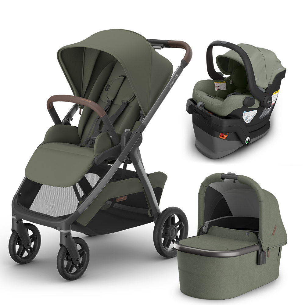 UPPAbaby Kona Stroller + Bassinet + Mesa/Aria Travel System