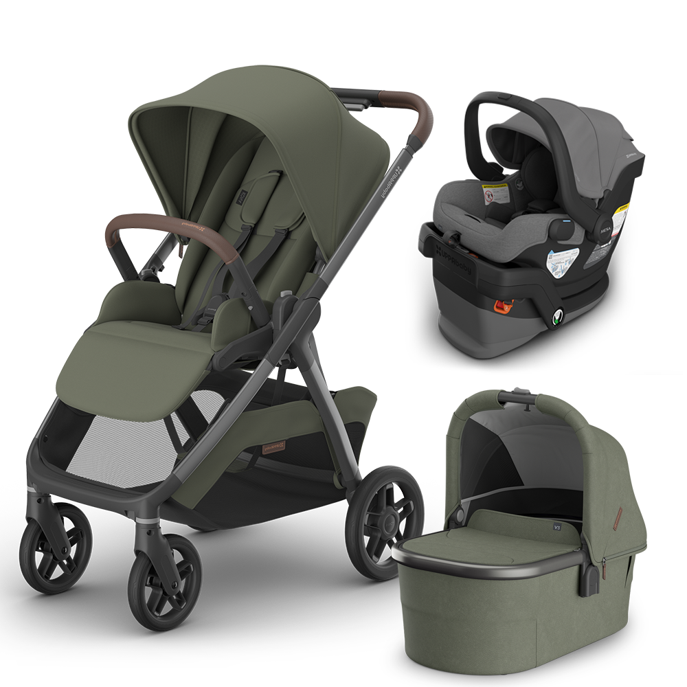 UPPAbaby Kona Stroller + Bassinet + Mesa/Aria Travel System