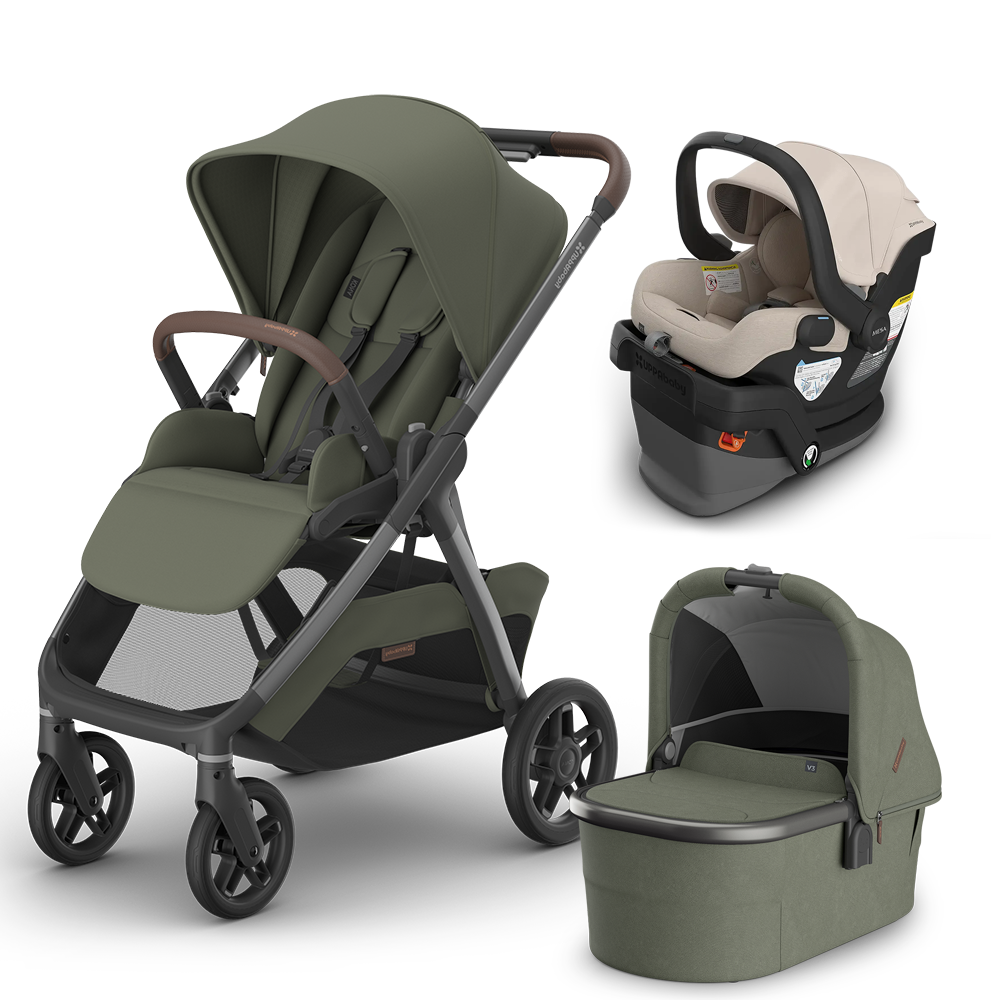 UPPAbaby Kona Stroller + Bassinet + Mesa/Aria Travel System