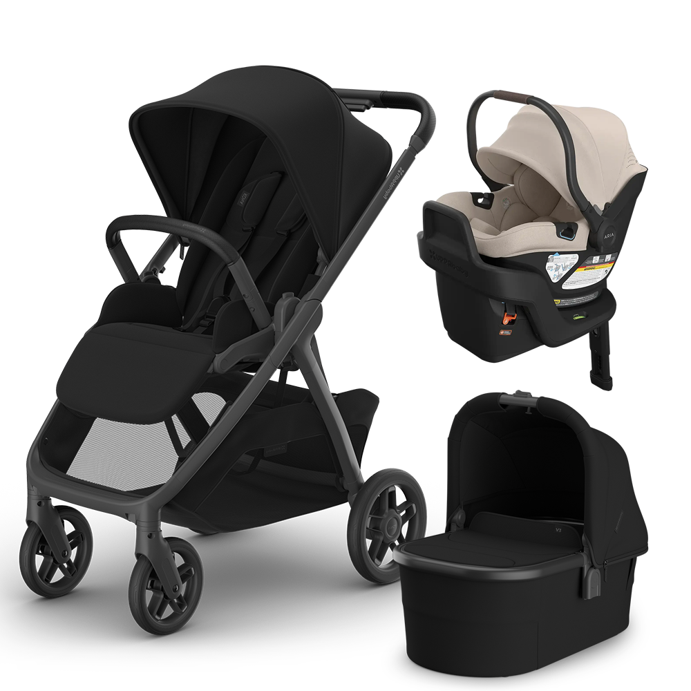 UPPAbaby Kona Stroller + Bassinet + Mesa/Aria Travel System