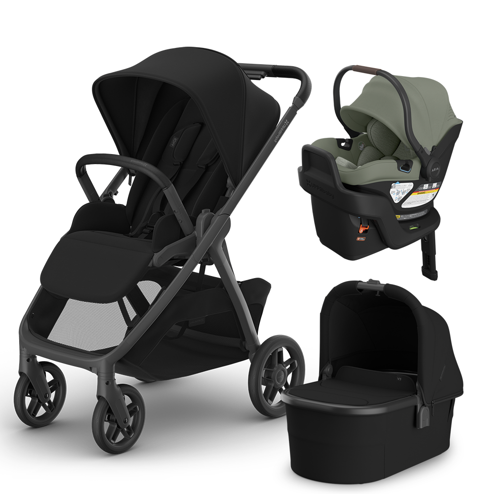 UPPAbaby Kona Stroller + Bassinet + Mesa/Aria Travel System