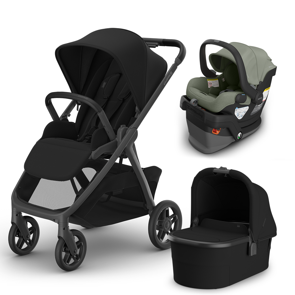 UPPAbaby Kona Stroller + Bassinet + Mesa/Aria Travel System