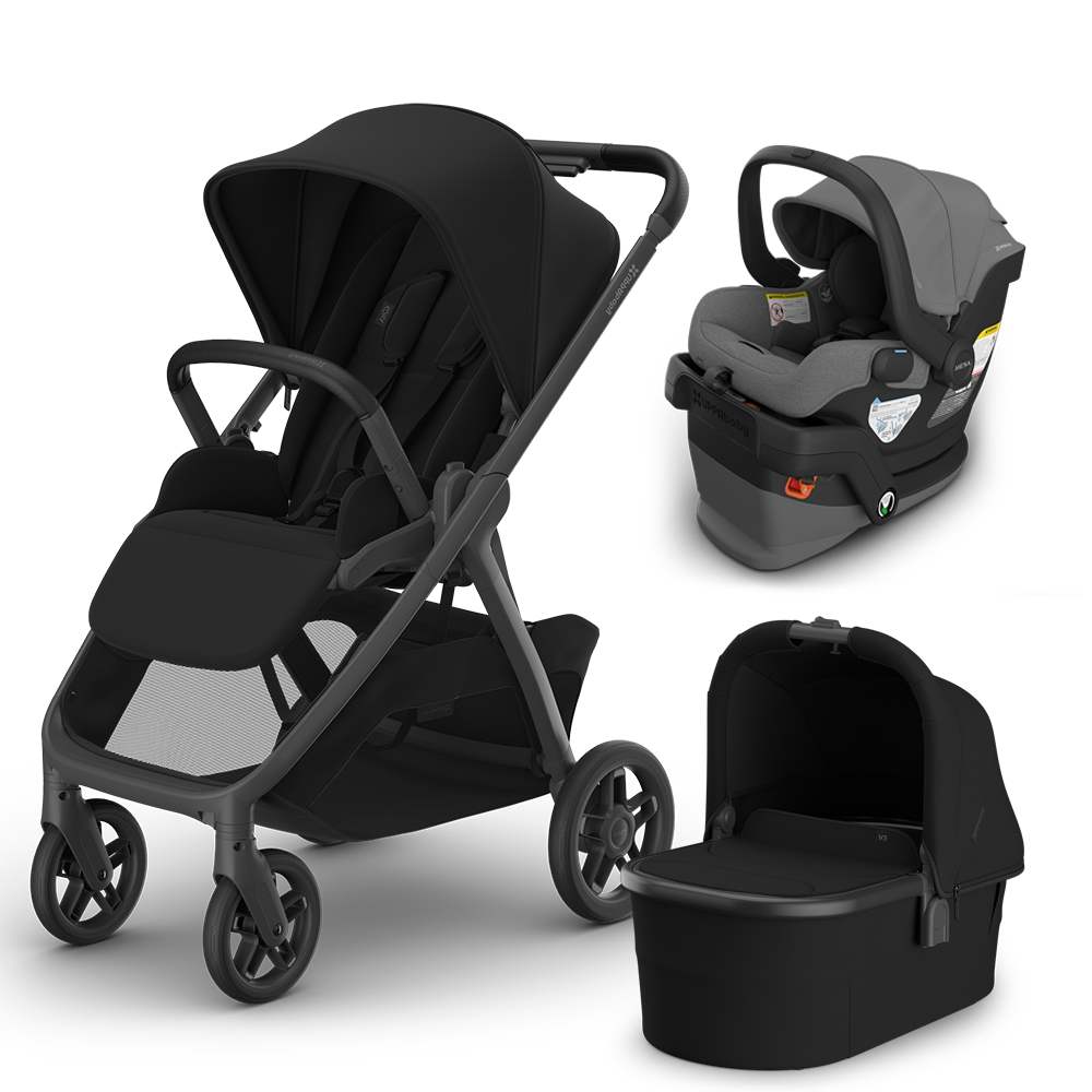 UPPAbaby Kona Stroller + Bassinet + Mesa/Aria Travel System