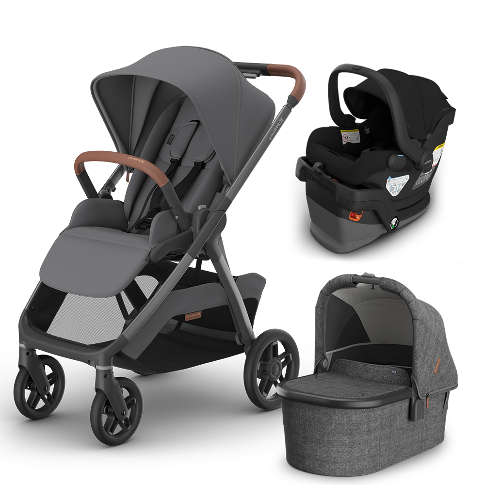 UPPAbaby Kona Stroller + Bassinet + Mesa/Aria Travel System