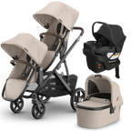 UPPAbaby Vista V3 Double Stroller + Bassinet + Mesa/Aria Travel System