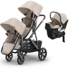 UPPAbaby Vista V3 Double Stroller + Mesa/Aria Travel System