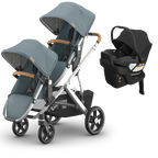 UPPAbaby Vista V3 Double Stroller + Mesa/Aria Travel System