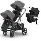 UPPAbaby Vista V3 Double Stroller + Mesa/Aria Travel System