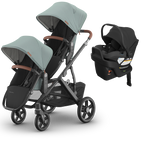 UPPAbaby Vista V3 Double Stroller + Mesa/Aria Travel System