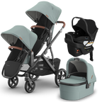 UPPAbaby Vista V3 Double Stroller + Bassinet + Mesa/Aria Travel System