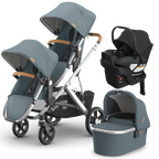 UPPAbaby Vista V3 Double Stroller + Bassinet + Mesa/Aria Travel System